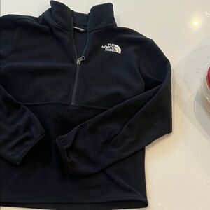 The North Face Kids black Fleece Pullover